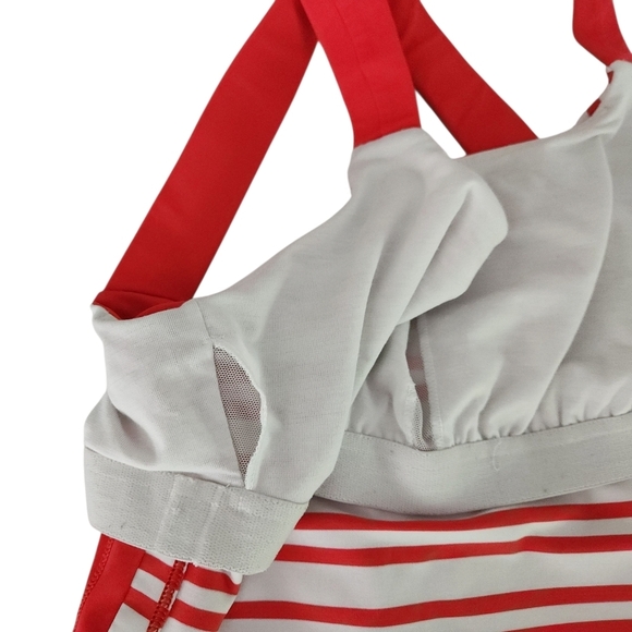 LULULEMON Track And Train Tank Twin Stripe Love Red / Love Red - Picture 5 of 11